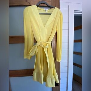 Milly Liv Pleated Belted Mini Dress NWOT